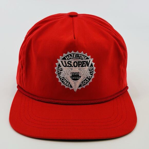 Vintage 1991 US Open Rope Hat Red Golf 90’s VTG - Picture 1 of 7